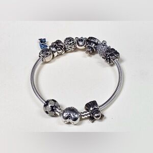 Designer Pandora Sterling Silver Bracelet